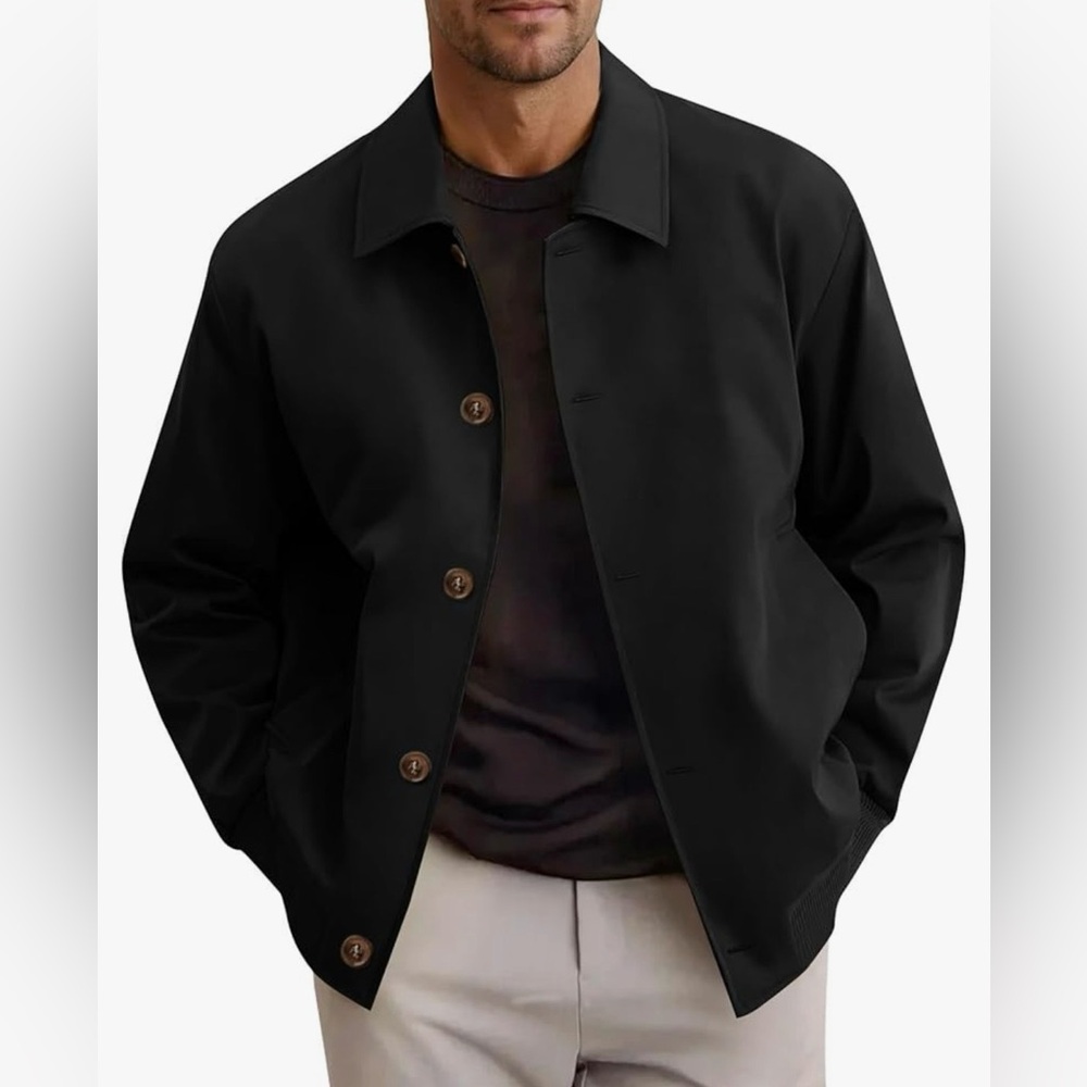 Men’s Black Lightweight Jacket